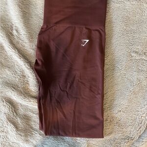 Gymshark Brown Leggings Full-Length Performance Wear